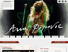 Tablet Screenshot of anapopovic.com